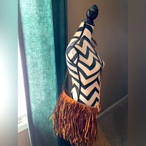 BOHO Fringe crossbody bag.